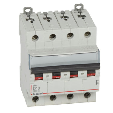 DX³ MCB automatsikring D10 4pol 4M 6000/10KA - 1