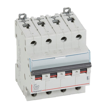 DX³ MCB automatsikring D40 4pol 4M 6000/10KA - 1