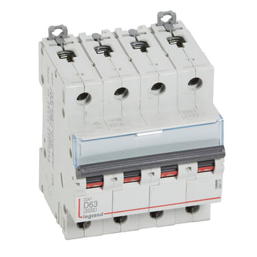 DX³ MCB automatsikring D63 4pol 4M 6000/10KA - 1