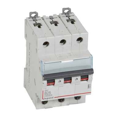 DX³ MCB automatsikring B25 3pol 3M 10000/16KA - 1