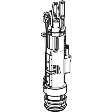 Geberit skyllegarniture 3/6 l t/Omega 82 plast - 1