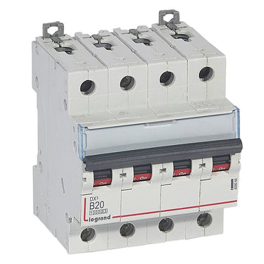 DX³ MCB automatsikring B20 4pol 4M 10000/16KA - 1