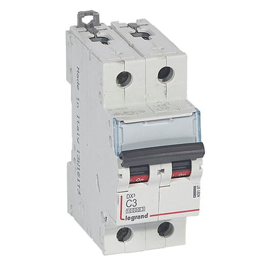 DX³ MCB automatsikring C3 2pol 2M 10000/16KA - 1