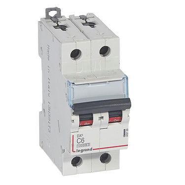 DX³ MCB automatsikring C6 2pol 2M 10000/16KA - 1
