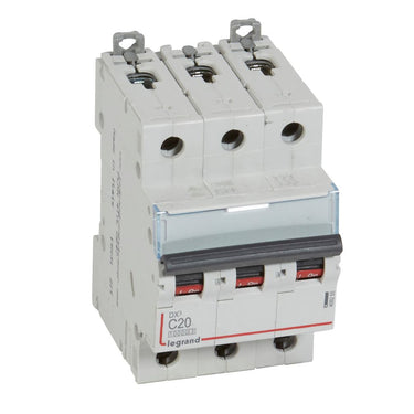 DX³ MCB automatsikring C20 3pol 3M 10000/16KA - 1