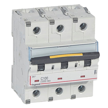 DX³ MCB automatsikring C100 3pol 4,5M 10000/16KA - 1