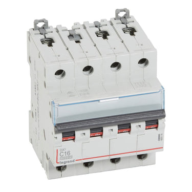 DX³ MCB automatsikring C16 4pol 4M 10000/16KA - 1