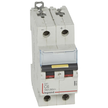 DX³ DC-automatsikring MCB 6A 2pol 2Modul 16KA - 1