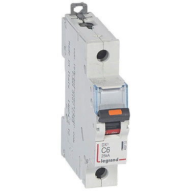 DX³ MCB automatsikring C6 1pol 1M 25KA - 1