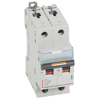 DX³ MCB automatsikring C20 2pol 2M 25KA - 1
