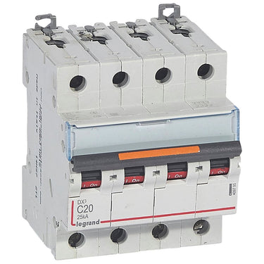 DX³ MCB automatsikring C20 4pol 4M 25KA - 1