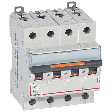 DX³ MCB automatsikring C25 4pol 4M 25KA - 1