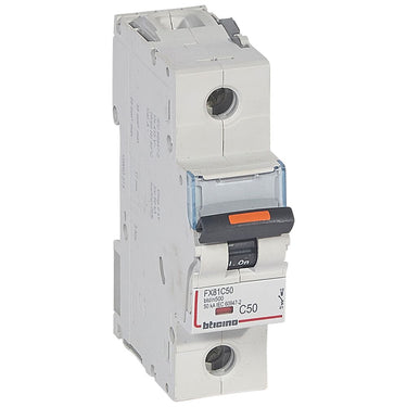 DX³ MCB automatsikring D50 1pol 1M 25KA - 1