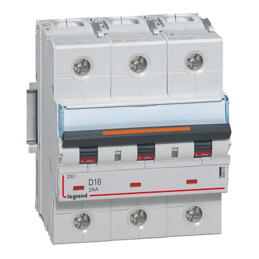 DX³ MCB automatsikring D16 3pol 4,5M 25KA - 1