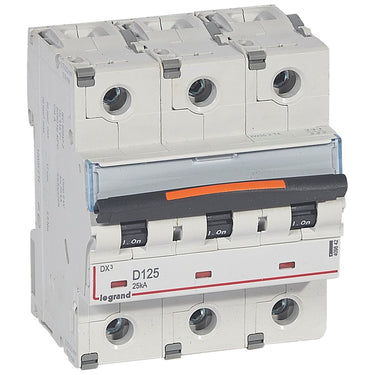 DX³ MCB automatsikring D125 3pol 4,5M 25KA - 1