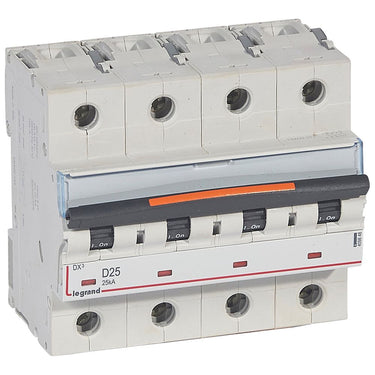 DX³ MCB automatsikring D25 4pol 4M 25KA - 1