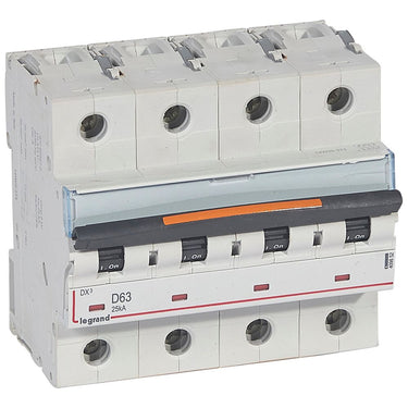 DX³ MCB automatsikring D63 4pol 6M 25KA - 1