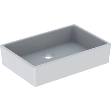 Geberit Publica skyllekar 600x400x130mm hvid fireclay - 1