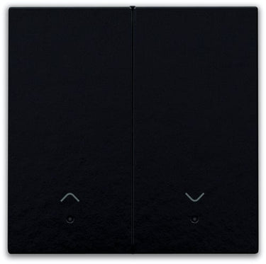 Tangent til smart motorbetjening med linse Bakelite® piano black coated - 1