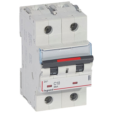 DX³ MCB automatsikring C10 2pol 3M 36KA - 1