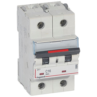 DX³ MCB automatsikring C16 2pol 3M 36KA - 1