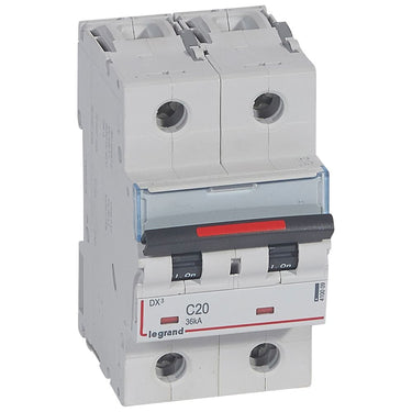 DX³ MCB automatsikring C20 2pol 3M 36KA - 1