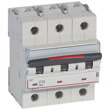 DX³ MCB automatsikring C10 3pol 4,5M 36KA - 1