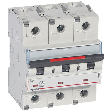 DX³ MCB automatsikring C80 3pol 4,5M 36KA - 1