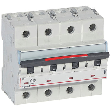 DX³ MCB automatsikring C10 4pol 6M 36KA - 1
