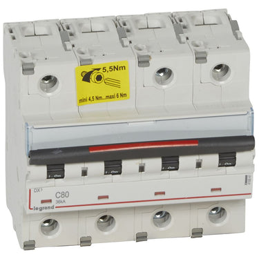 DX³ MCB automatsikring C80 4pol 6M 36KA - 1