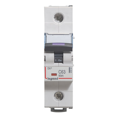 DX³ MCB automatsikring C63 1pol 1M 50KA - 1