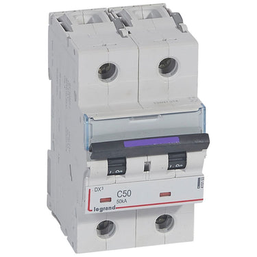 DX³ MCB automatsikring C50 2pol 3M 50KA - 1
