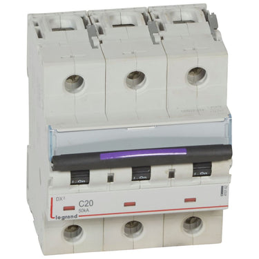 DX³ MCB automatsikring C20 3pol 4,5M 50KA - 1