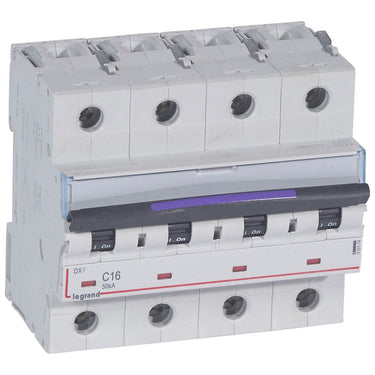 DX³ MCB automatsikring C16 4pol 6M 50KA - 1