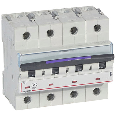 DX³ MCB automatsikring C40 4pol 6M 50KA - 1