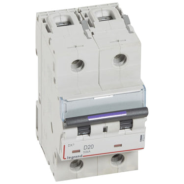 DX³ MCB automatsikring D20 2pol 3M 50KA - 1