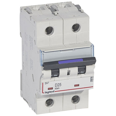 DX³ MCB automatsikring D25 2pol 3M 50KA - 1