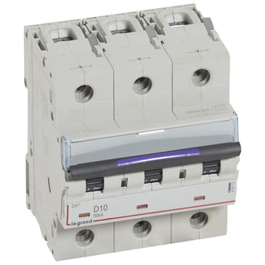 DX³ MCB automatsikring D10 3pol 4,5M 50KA - 1