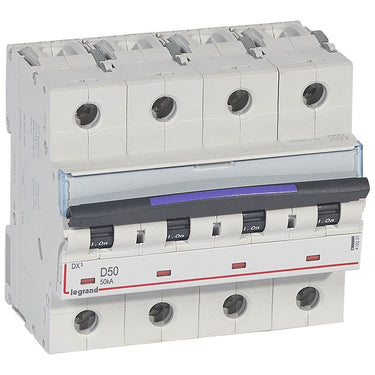 DX³ MCB automatsikring D50 4pol 6M 50KA - 1