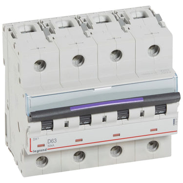 DX³ MCB automatsikring D63 4pol 6M 50KA - 1
