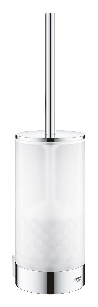 GROHE Selection toiletbørste + holder glas/krom - 1