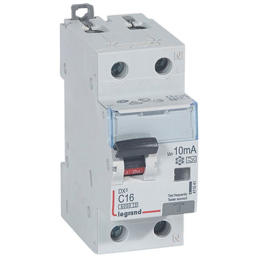 DX³ RCBO kombiafbryder C16 1pol+N 10mA type-A 2M 6000/10KA - 1