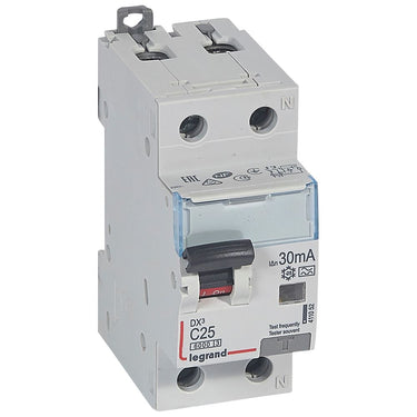 DX³ RCBO kombiafbryder C25 1pol+N 30mA type-A 2M 6000/6KA - 1
