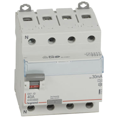 DX³ RCCB fejlstrømsafbryder 40A 4pol 30mA type-A 4M 10KA - 1