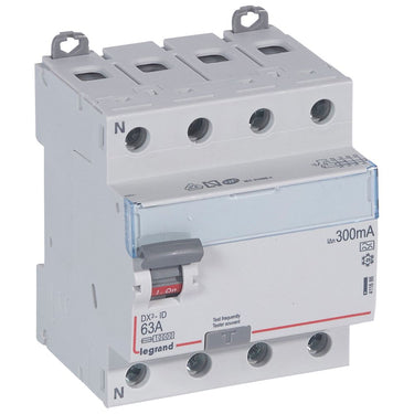 DX³ RCCB fejlstrømsafbryder 63A 4pol 300mA type-A 4M 10KA - 1