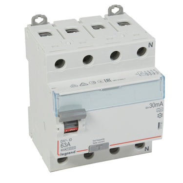 DX³ RCCB fejlstrømsafbryder 63A 4pol 30mA type-A 4M 10KA - 1