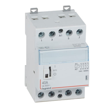 CX3 DIN kontaktor 230Vac 4NO 40A med håndtag 3M - 1
