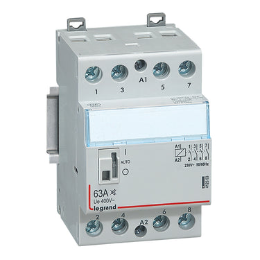 CX3 DIN kontaktor 230Vac 4NO 63A lydløs 3M - 1