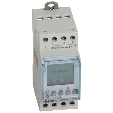 AlphaRex D22 digital ugeur 16A 2-skiftekontakter 2M - 1