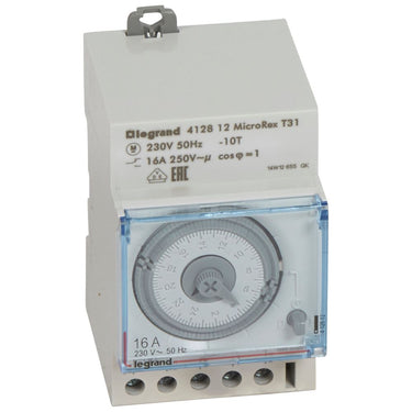 MicroRex T31 Analog Døgnur 16A 1-Skiftekontakt 3M - 1